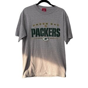 Vintage 90s Green Bay Packers NFL T-Shirt Gray Men’s Medium Retro Fanwear